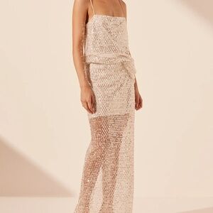 Asteri Maxi Skirt and Long Line Cami